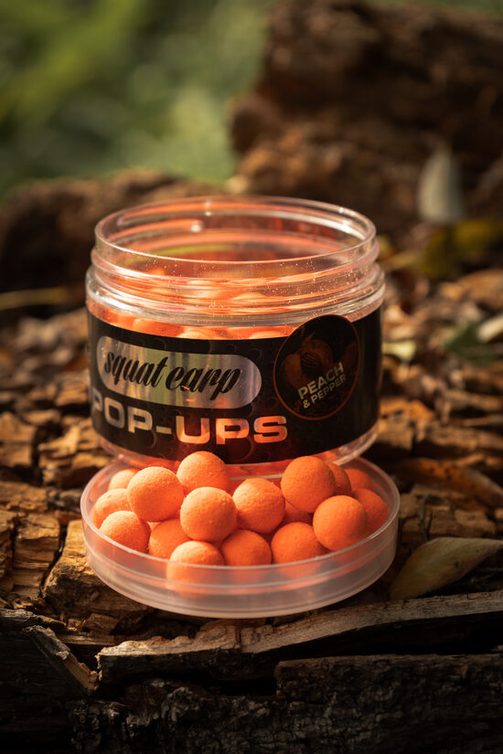 SQUAT CARP - Pop-Up Peach & Pepper 12 mm 60 g